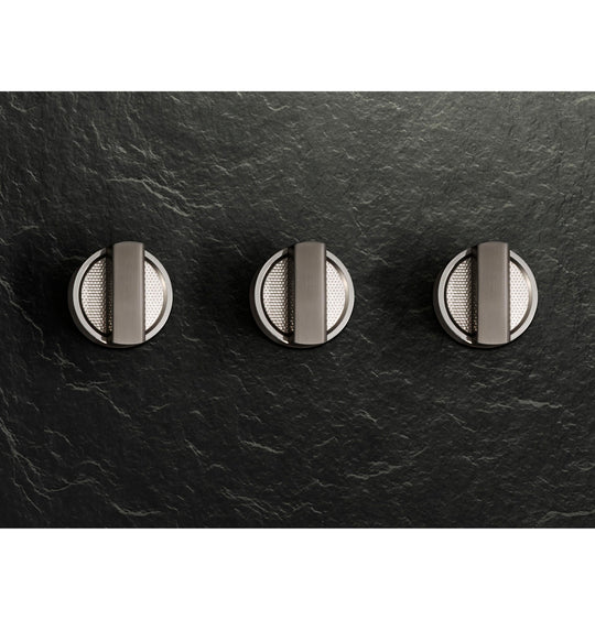 Monogram ZXPR48KKTT1 Monogram 48" Designer Collection Titanium Knobs For Pro Range