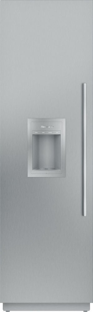 Thermador T24ID900LP 24-Inch Built-In Panel Ready Freezer Column With Ice & Water Dispenser, Left Side Door Swing.