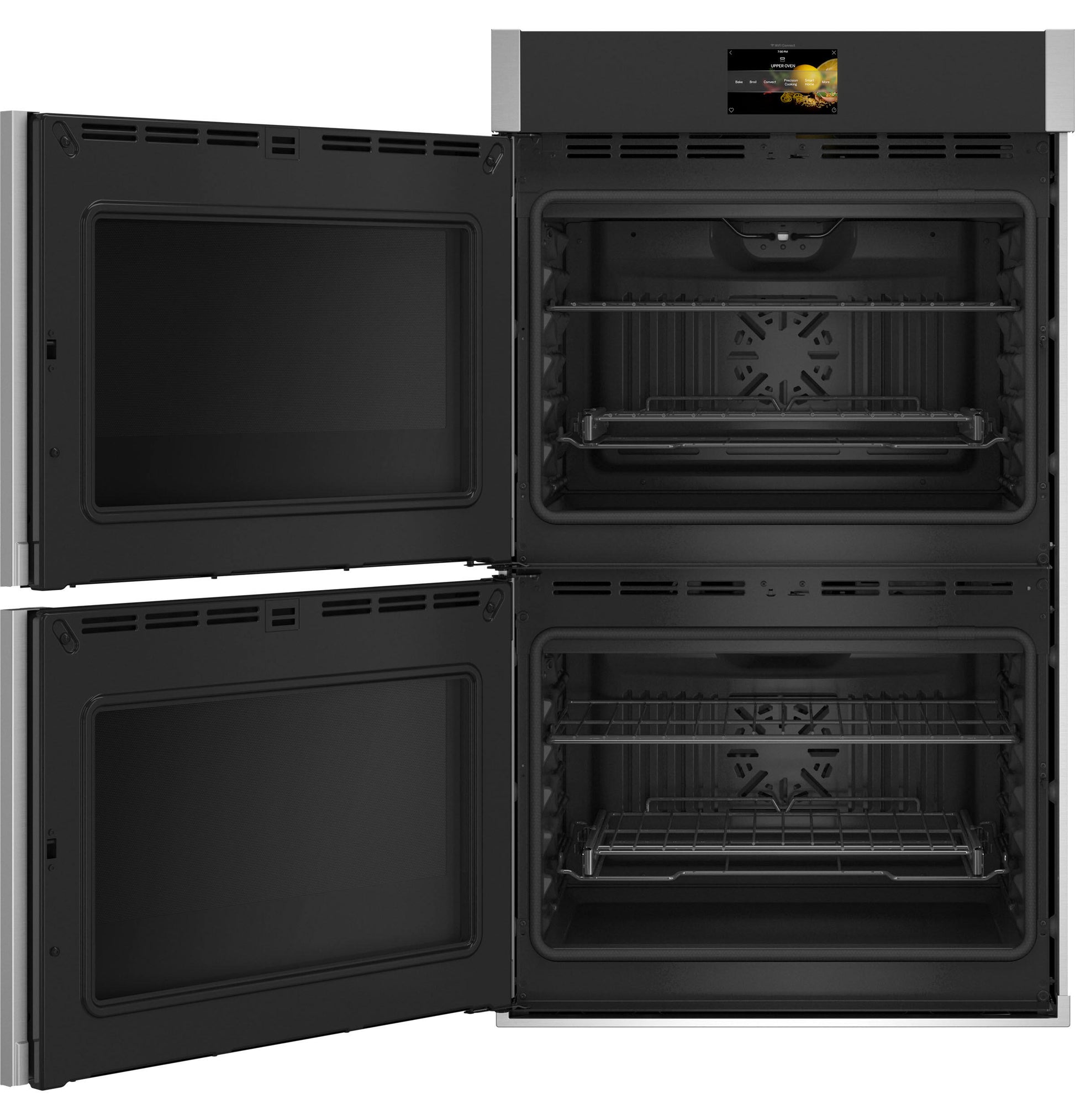 Ge Appliances PTD700LSNSS Ge Profile™ 30" Smart Built-In Convection Double Wall Oven With Left-Hand Side-Swing Doors