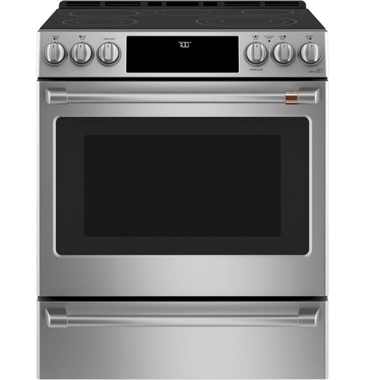 Cafe CES700P2MS1 Café 30" Smart Slide-In, Front-Control, Radiant And Convection Range