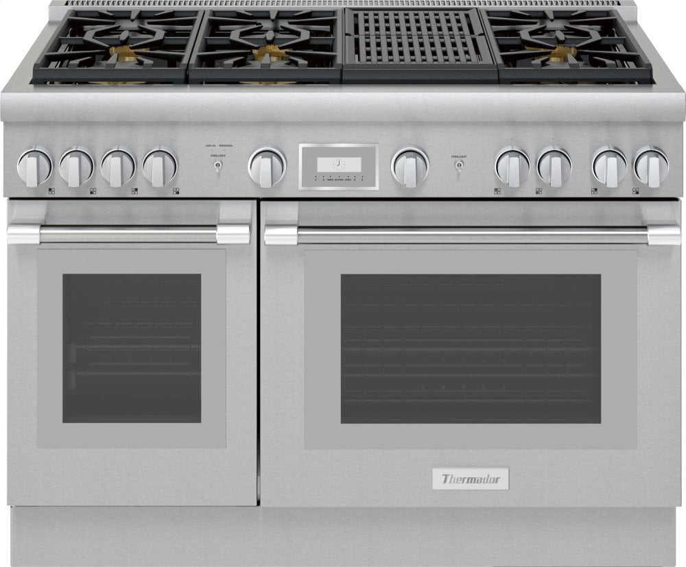 Thermador PRG486WLH 48-Inch Pro Harmony® Standard Depth Gas Range Prg486Wlh