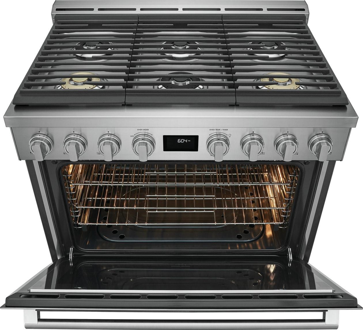 Electrolux ECFG3668AS Electrolux 36" Front Control Freestanding Gas Range