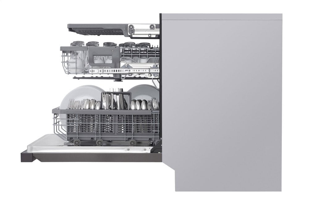 Lg LDP6810BD Top Control Smart Wi-Fi Enabled Dishwasher With Quadwash&#8482; And Truesteam®