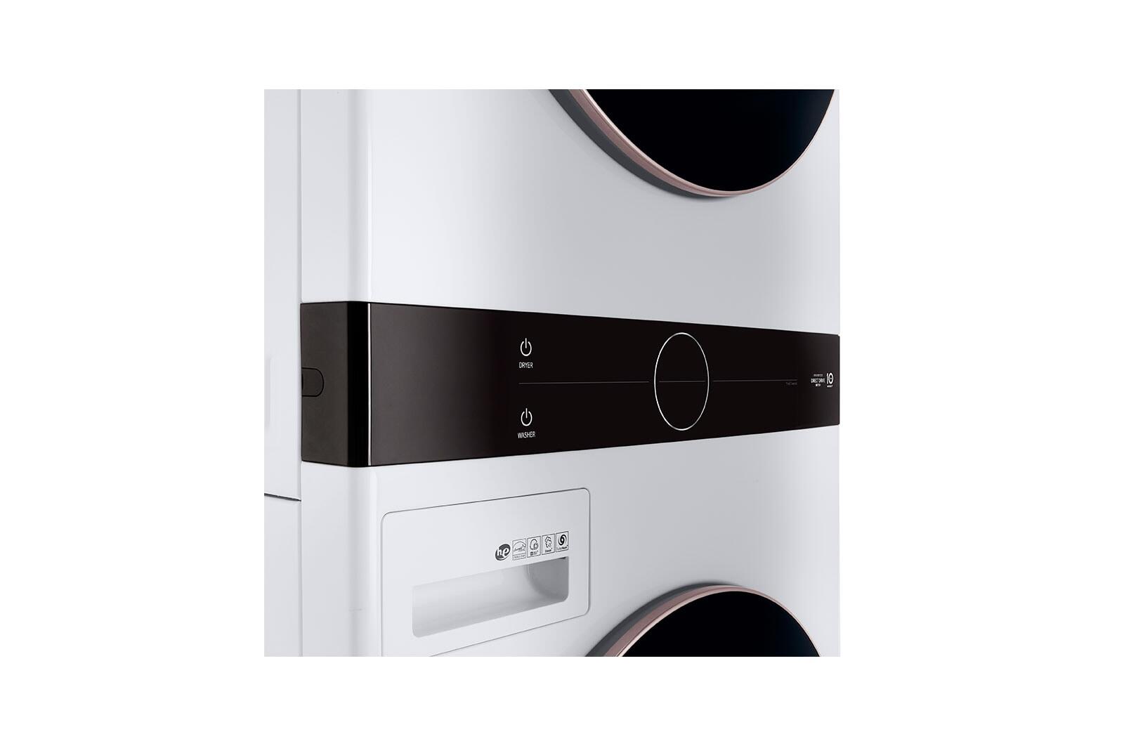 Lg WKE100HWA Single Unit Front Load Lg Washtower™ With Center Control™ 4.5 Cu. Ft. Washer And 7.4 Cu. Ft. Electric Dryer