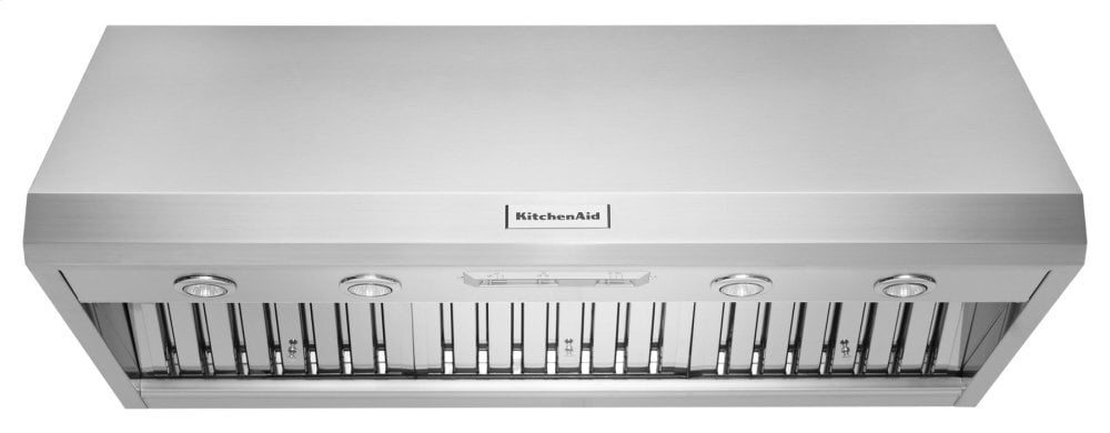Kitchenaid KVWC908JSS 48'' 585-1170 Cfm Motor Class Commercial-Style Wall-Mount Canopy Range Hood - Stainless Steel