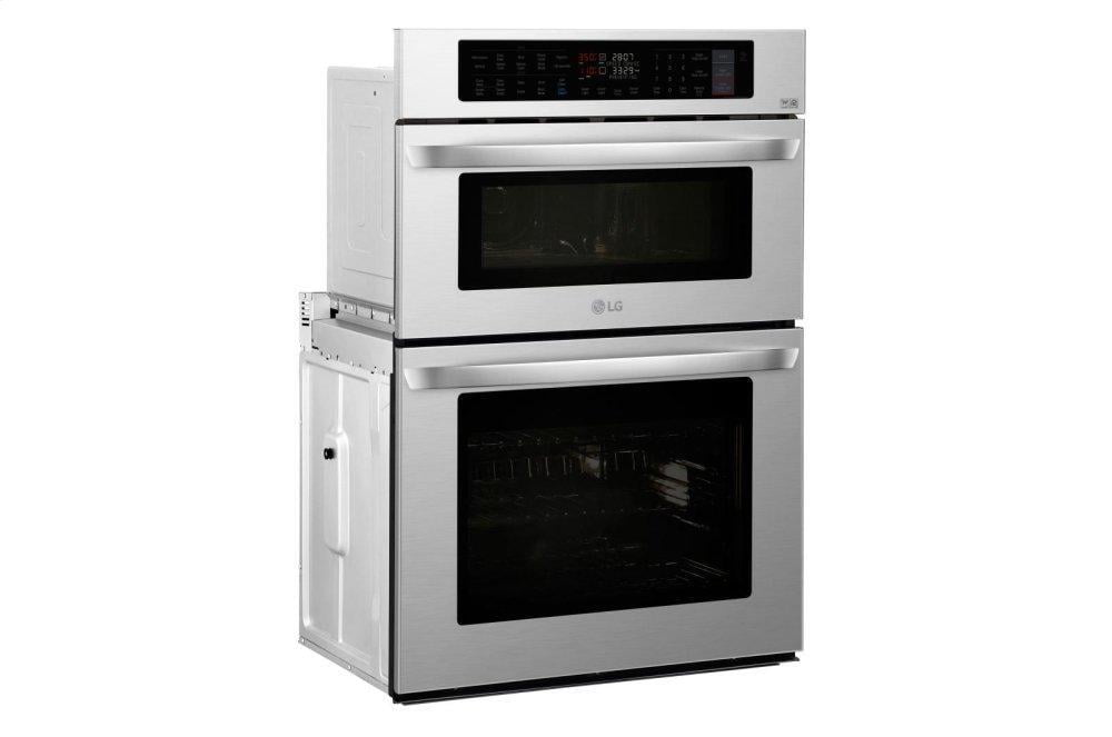 Lg LWC3063ST 1.7/4.7 Cu. Ft. Smart Wi-Fi Enabled Combination Double Wall Oven