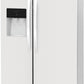 Frigidaire FRSS2623AW Frigidaire 25.6 Cu. Ft. 36'' Standard Depth Side By Side Refrigerator