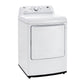 Lg DLE7000W 7.3 Cu. Ft. Ultra Large Capacity Top Load Electric Dryer With Sensor Dry Technology