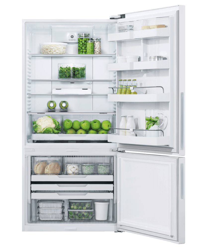 Fisher & Paykel RF170BRPW6N Freestanding Refrigerator Freezer, 32", 17.5 Cu Ft