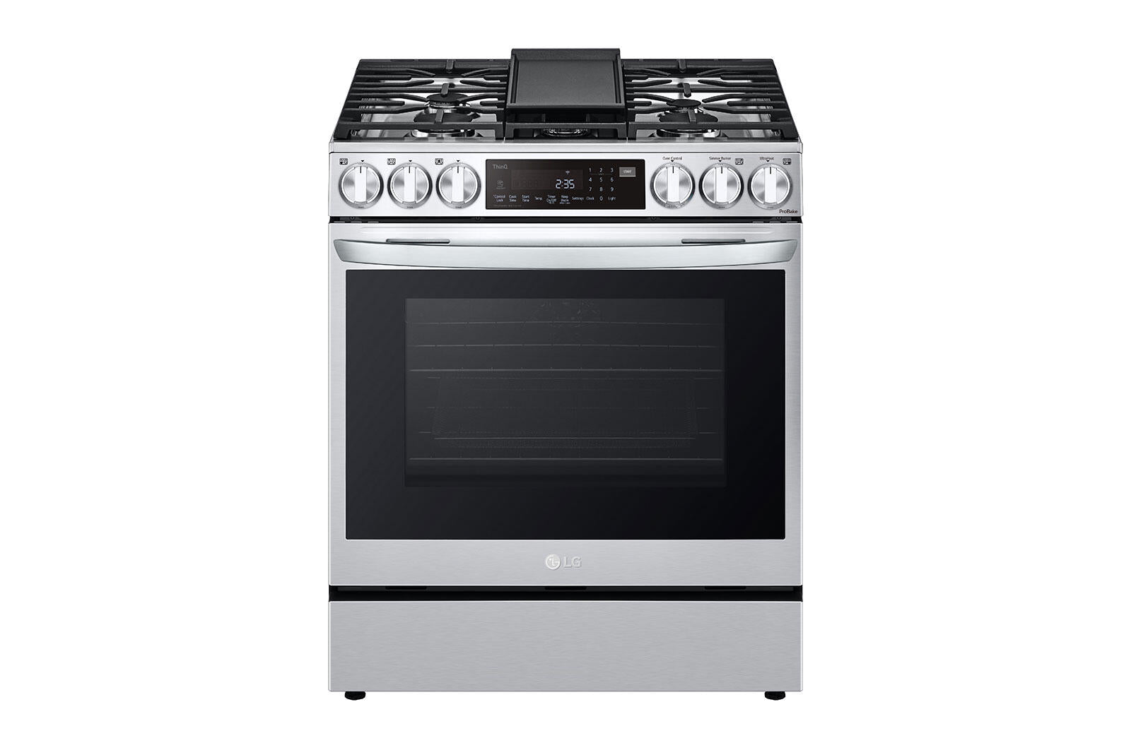 Lg LSGL6335F 6.3 Cu Ft. Smart Wi-Fi Enabled Probake Convection® Instaview® Gas Slide-In Range With Air Fry