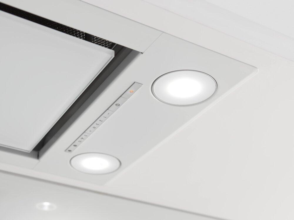 Miele DA2698 White Insert Ventilation Hood With Energy-Efficient Led Lighting And Backlit Controls For Easy Use.