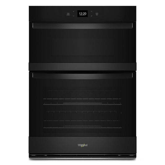 Whirlpool WOEC5030LB 6.4 Total Cu. Ft. Combo Wall Oven With Air Fry When Connected