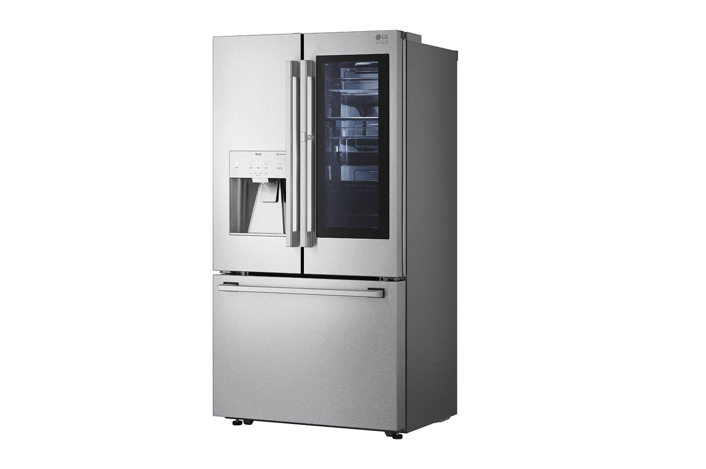 Lg SRFVC2416S Lg Studio 24 Cu. Ft. Smart Instaview® Door-In-Door® Large Capacity Counter-Depth Refrigerator With Craft Ice™ Maker