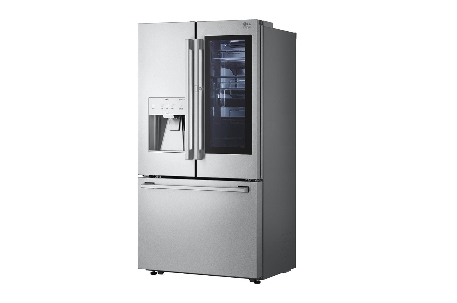 Lg SRFVC2416S Lg Studio 24 Cu. Ft. Smart Instaview® Door-In-Door® Large Capacity Counter-Depth Refrigerator With Craft Ice™ Maker