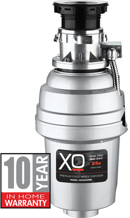 Xo Appliance XOD34HPBF 3/4 Hp Twist Lock Mount, Batch Feed Disposal