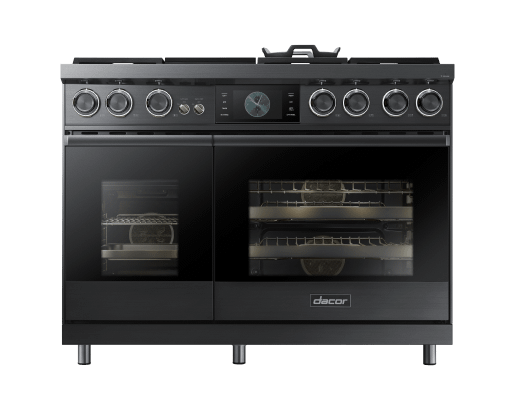 Dacor DOP48C96DLM 48" Pro Dual-Fuel Steam Range, Graphite Stainless Steel