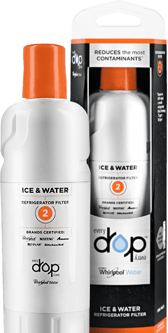 Whirlpool EveryDrop Ice & Water Refrigerator Filter 2 EDR2RXD1