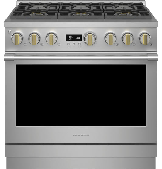 Monogram ZGP366NTSS Monogram 36" All Gas Professional Range With 6 Burners (Natural Gas)