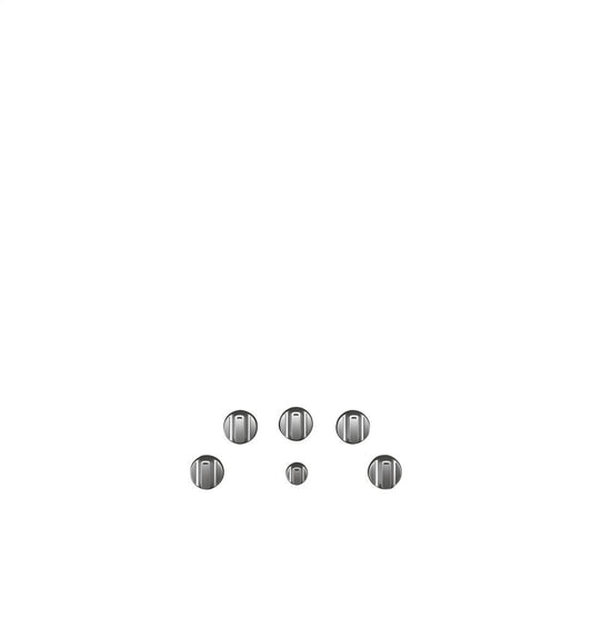 Cafe CXCE1HKPMSS Café 5 Electric Cooktop Knobs - Brushed Stainless