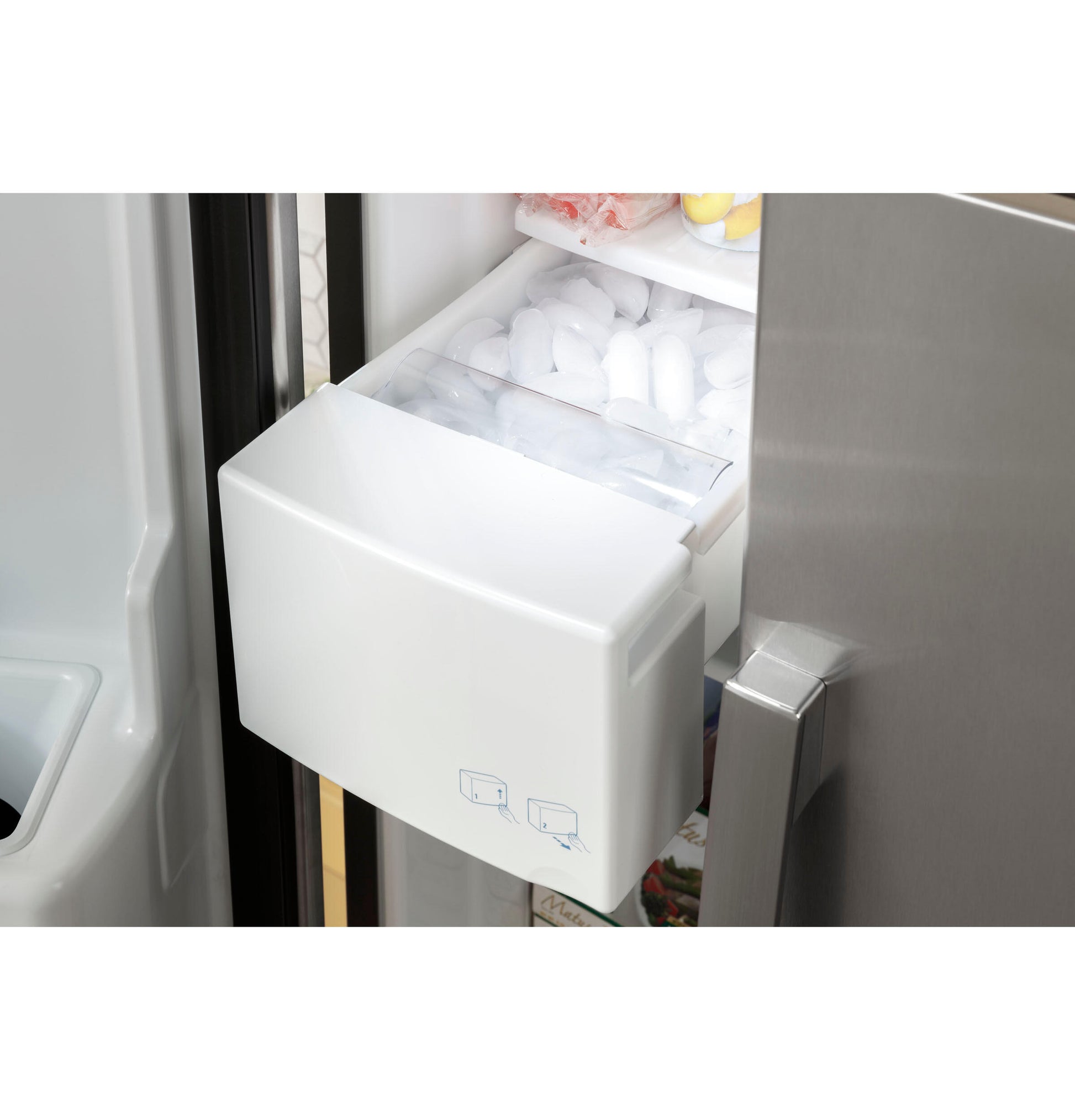 Ge Appliances GSS23GGPWW Ge® 23.0 Cu. Ft. Side-By-Side Refrigerator