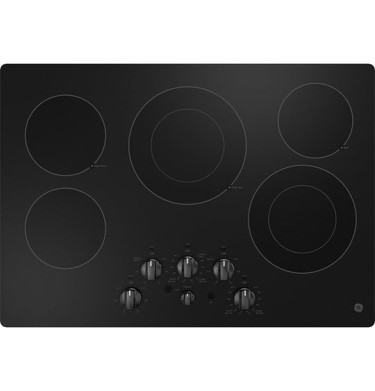 Ge Appliances JEP5030DTBB Ge® 30" Built-In Knob Control Electric Cooktop