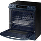 Samsung NE63A8711QN 6.3 Cu. Ft. Smart Bespoke Slide-In Electric Range With Smart Dial & Air Fry In Navy Steel