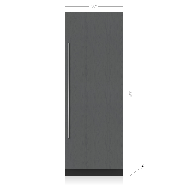 Sub-Zero DEC3050FIR 30" Designer Column Freezer With Ice Maker - Panel Ready