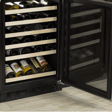 Marvel MLWC324SG01A 24-In Built-In High-Efficiency Single Zone Wine Refrigerator With Display Rack With Door Style - Stainless Steel Frame Glass