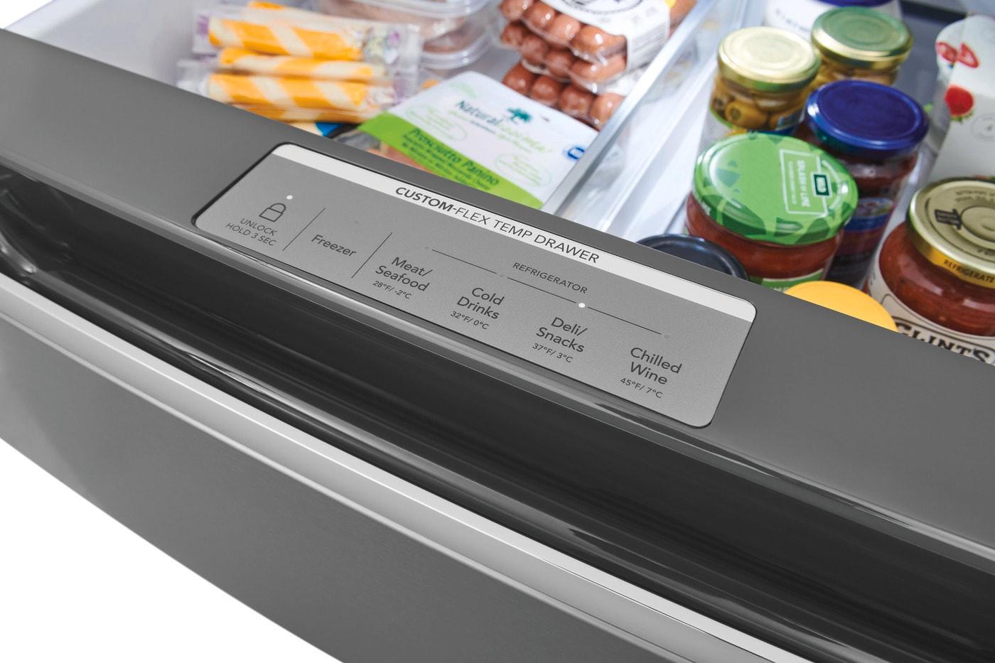 Frigidaire GRMC2273BF Frigidaire Gallery 21.5 Cu. Ft. Counter-Depth 4-Door French Door Refrigerator