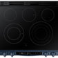 Samsung NE63A8711QN 6.3 Cu. Ft. Smart Bespoke Slide-In Electric Range With Smart Dial & Air Fry In Navy Steel