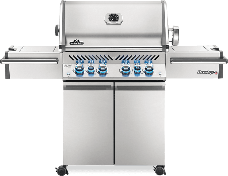 Napoleon Bbq PRO500RSIBNSS3 Prestige Pro 500 Rsib With Infrared Side And Rear Burners , Stainless Steel , Natural Gas