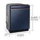 Samsung DW80R9950QN Smart Bespoke Linear Wash 39Dba Dishwasher In Fingerprint Resistant Navy Steel