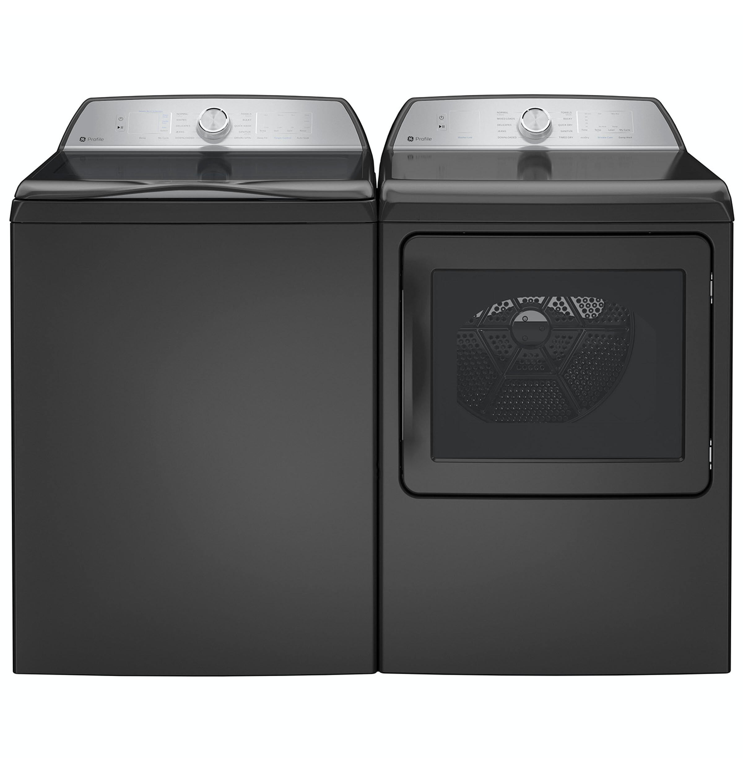 Ge Appliances PTD60EBPRDG Ge Profile™ 7.4 Cu. Ft. Capacity Aluminized Alloy Drum Electric Dryer With Sanitize Cycle And Sensor Dry