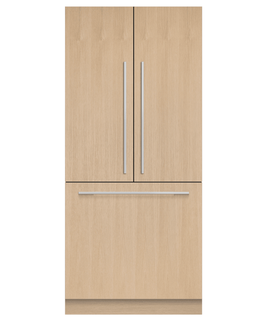 Fisher & Paykel RS36A80J1N Integrated French Door Refrigerator Freezer, 36", Ice