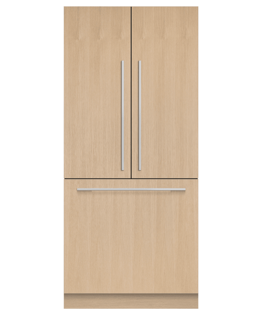 Fisher & Paykel RS36A80J1N Integrated French Door Refrigerator Freezer, 36", Ice