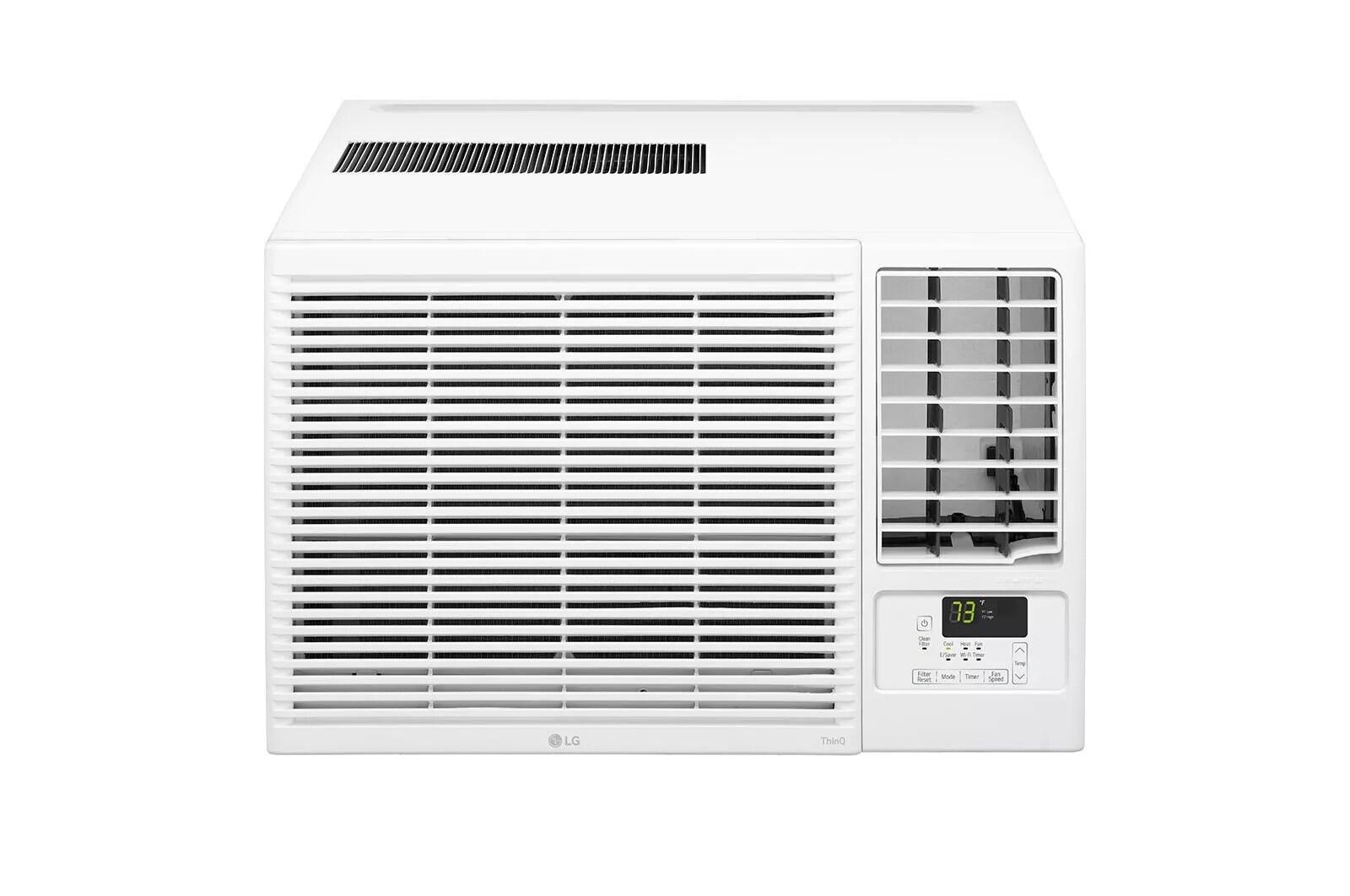 Lg LW1223HRSM 12,200 Btu Smart Wi-Fi Enabled Window Air Conditioner, Cooling & Heating