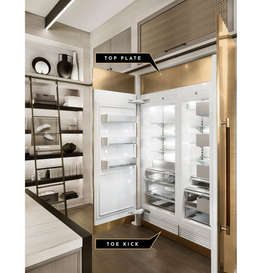 Monogram ZKW72BV Monogram 72" Top Plate Brass Designer Collection