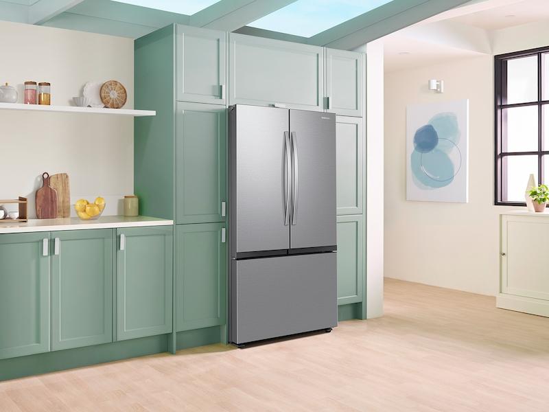 Samsung RF27CG5100SR 27 Cu. Ft. Mega Capacity Counter Depth 3-Door French Door Refrigerator With Dual Auto Ice Maker In Stainless Steel