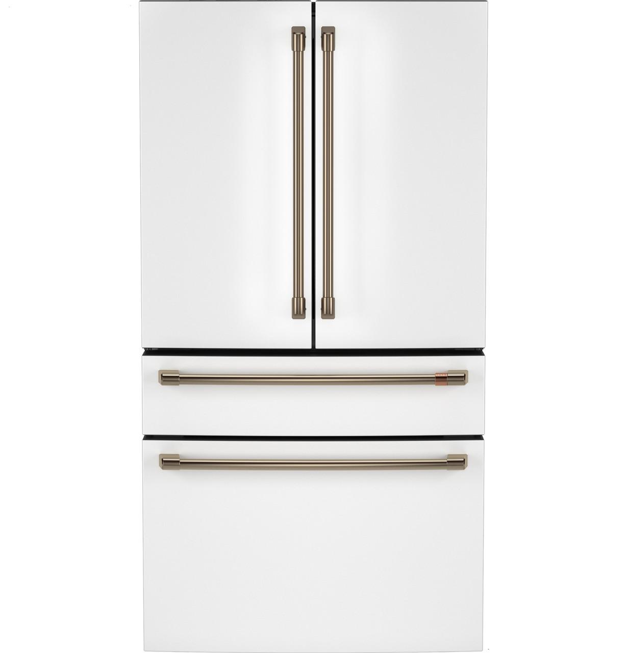 Cafe CGE29DP4TW2 Café&#8482; Energy Star® 28.7 Cu. Ft. Smart 4-Door French-Door Refrigerator With Dual-Dispense Autofill Pitcher