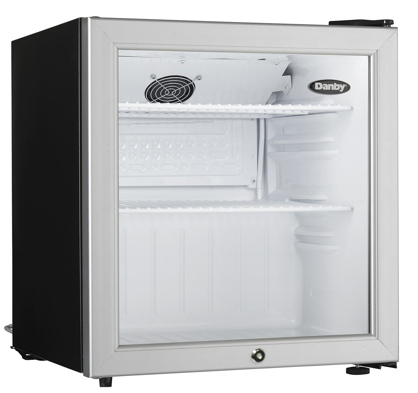 Danby DAG016A2BDB Danby 1.6 Cu. Ft. Compact Glass Door Fridge In Platinum