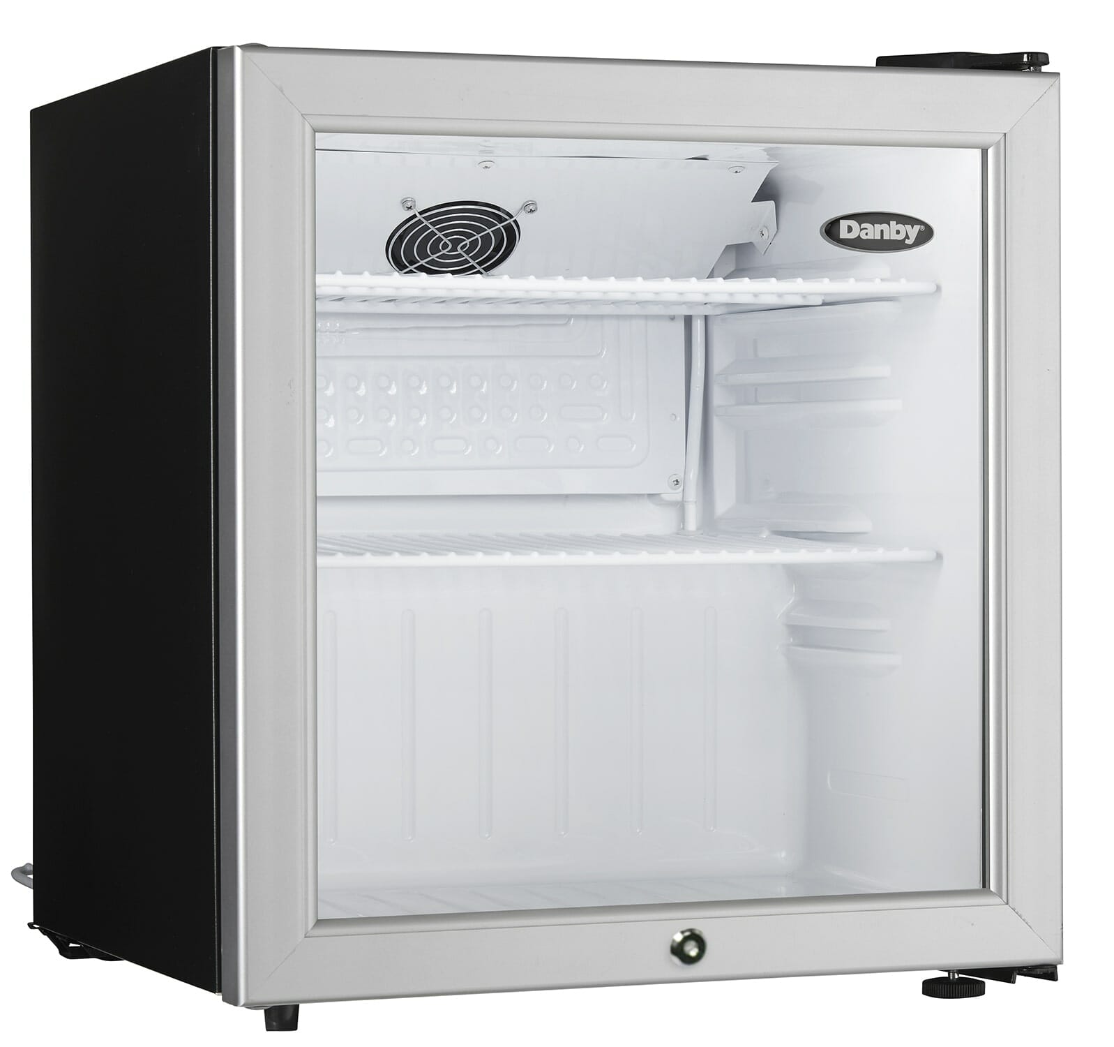 Danby DAG016A2BDB Danby 1.6 Cu. Ft. Compact Glass Door Fridge In Platinum