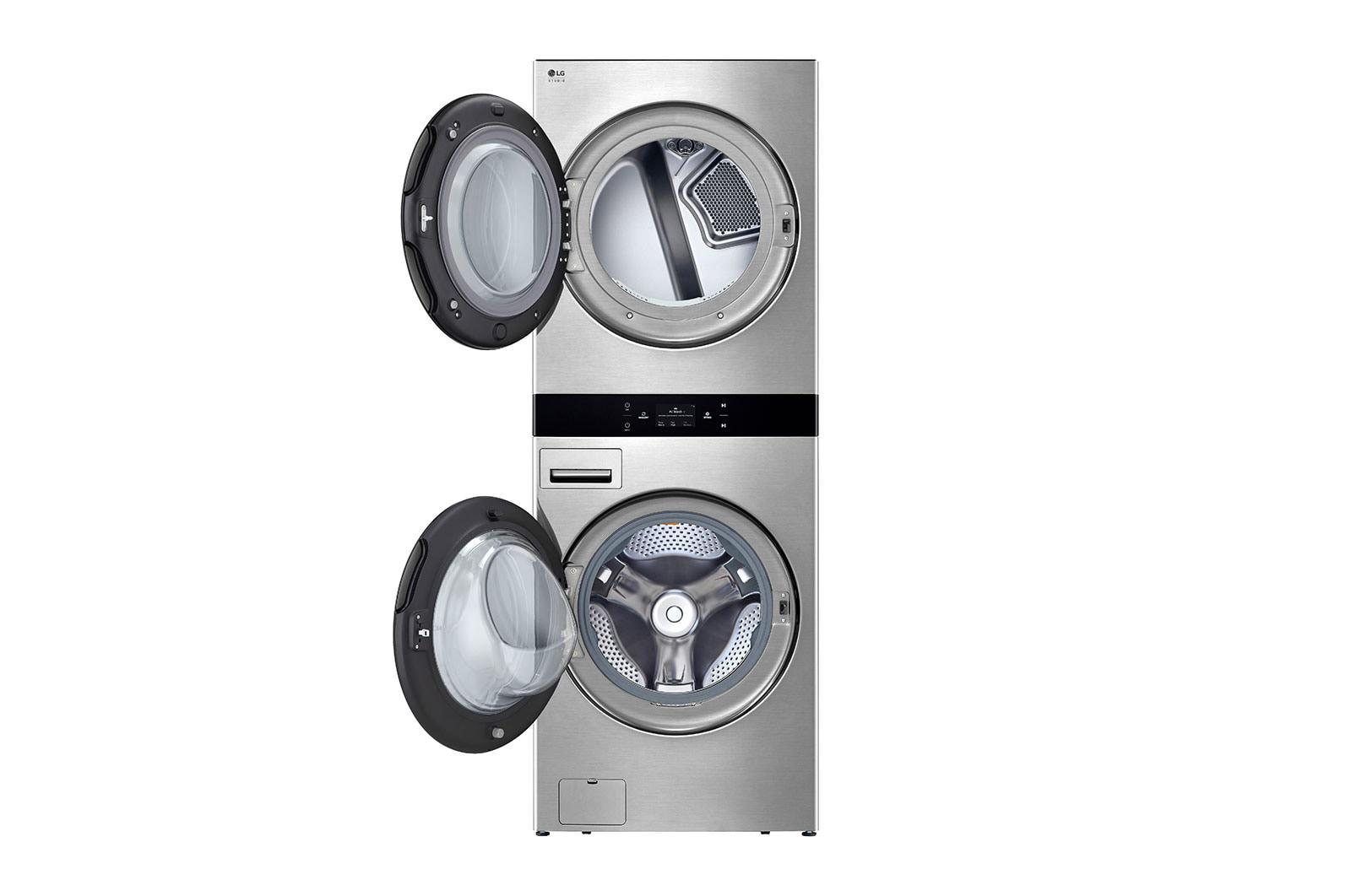 Lg SWWE50N3 Lg Studio Washtower™ Smart Front Load 5.0 Cu. Ft. Washer And 7.4 Cu. Ft. Electric Dryer With Center Control™