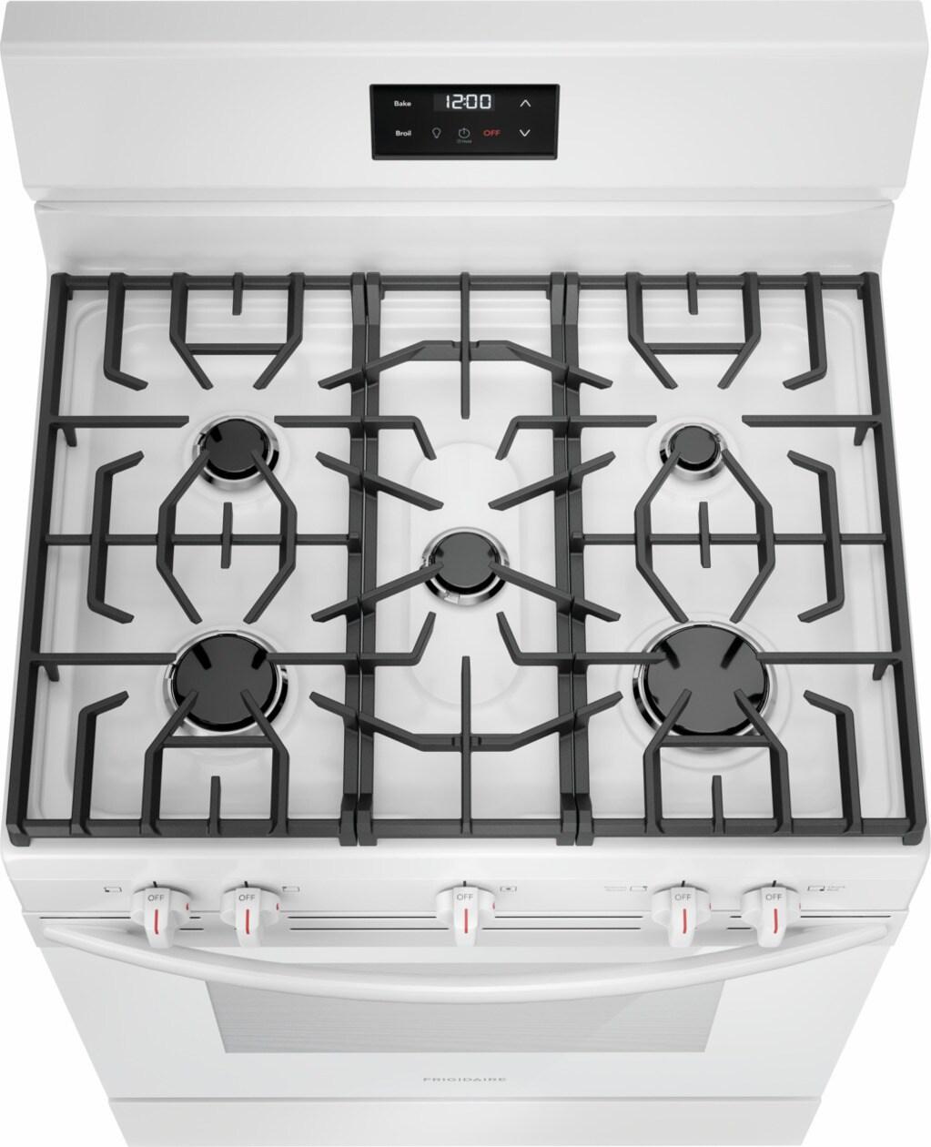 Frigidaire FCRG3052BW Frigidaire 30" Gas Range