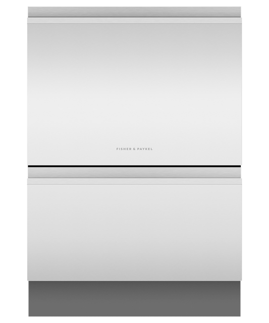 Fisher & Paykel DD24DT4NX9 Built-Under Double Dishdrawer™ Dishwasher, Tall, Sanitize