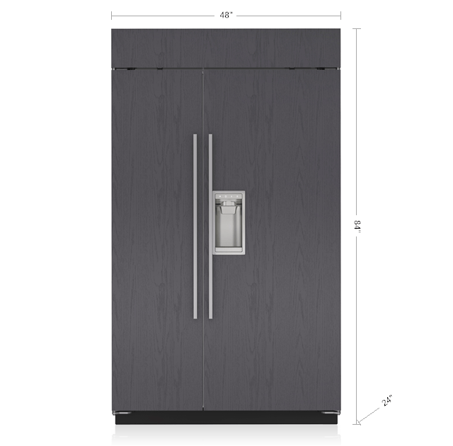 Sub-Zero CL4850SDO 48" Classic Side-By-Side Refrigerator/Freezer With Dispenser - Panel Ready