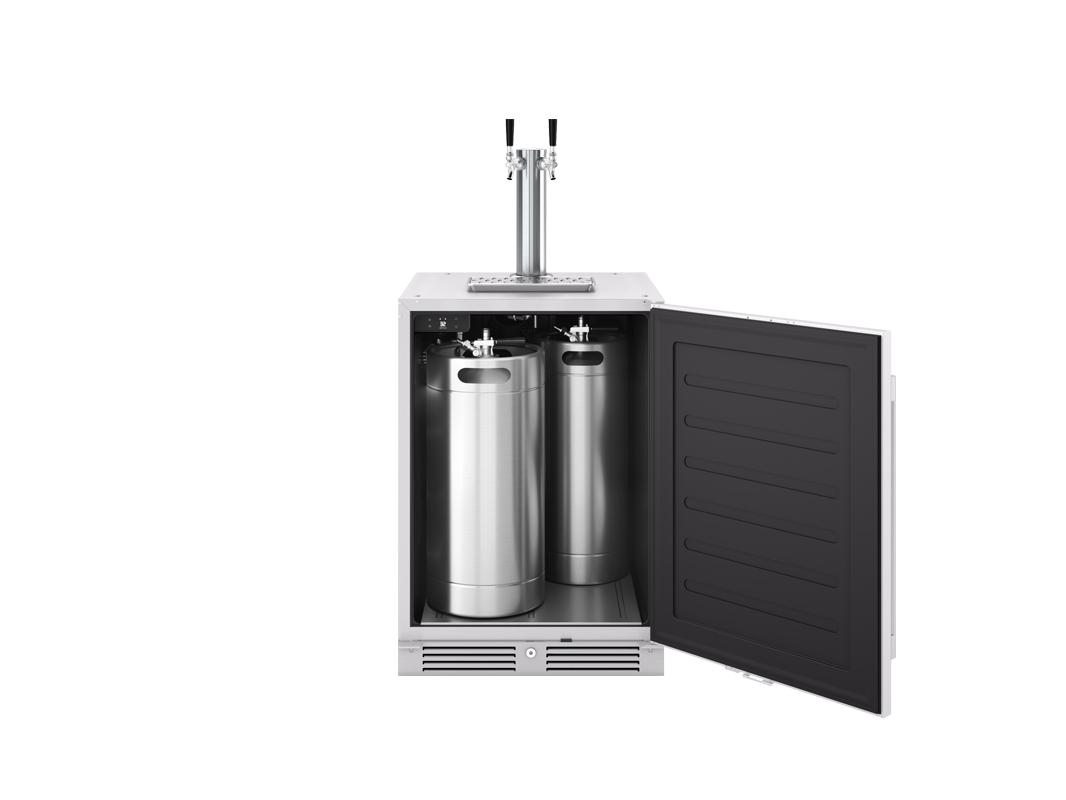 Zephyr PRKB24C01ASOD 24" Outdoor Kegerator & Beverage Cooler
