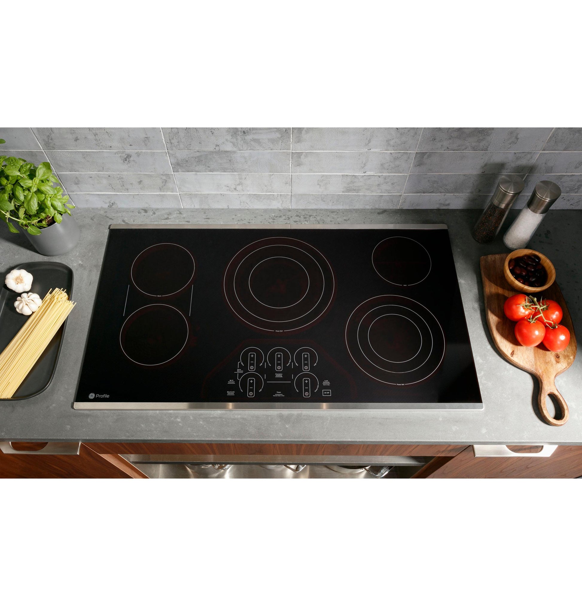 Ge Appliances PEP7036DTBB Ge Profile™ 36" Built-In Touch Control Electric Cooktop