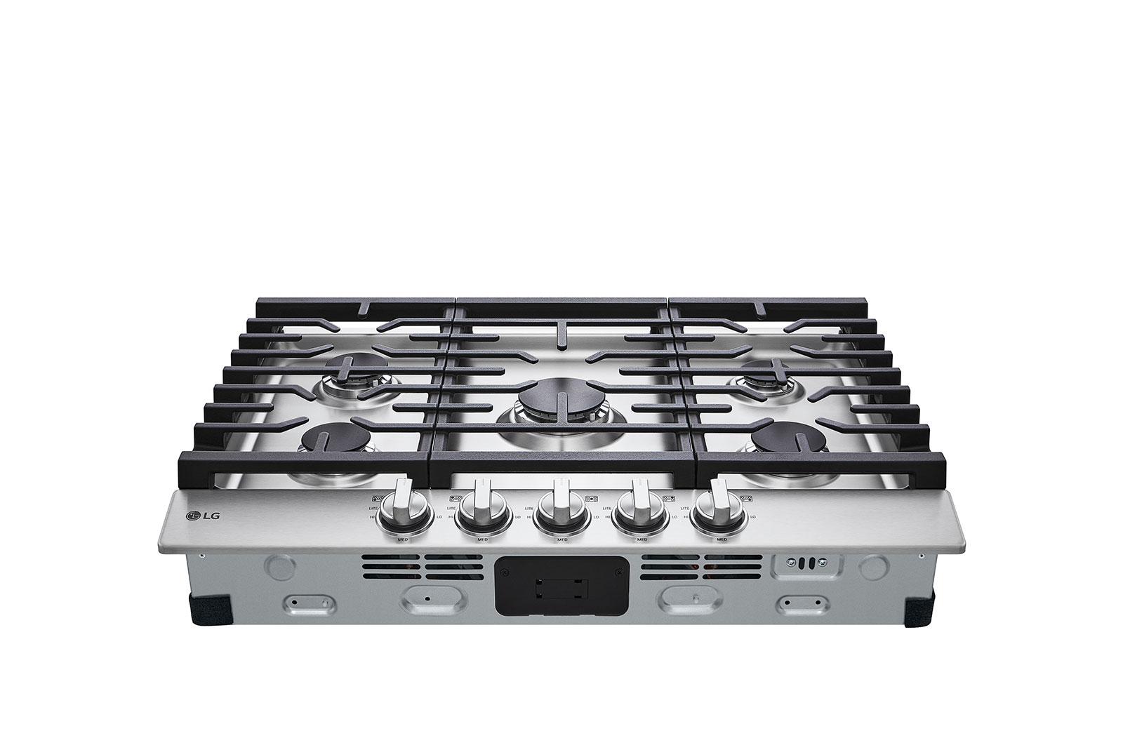 Lg CBGJ3023S 30" Gas Cooktop With Ultraheat™ 20K Btu Burner