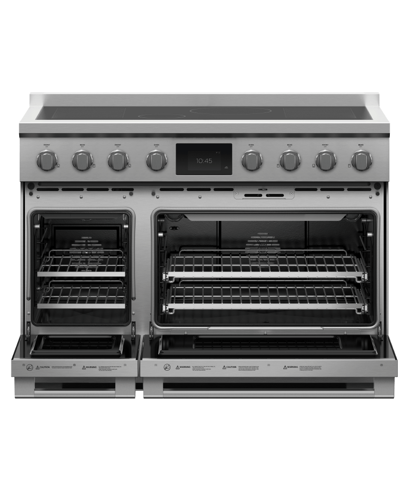 Fisher & Paykel RIV3486 Induction Range, 48", 6 Zones With Smartzone, Self-Cleaning