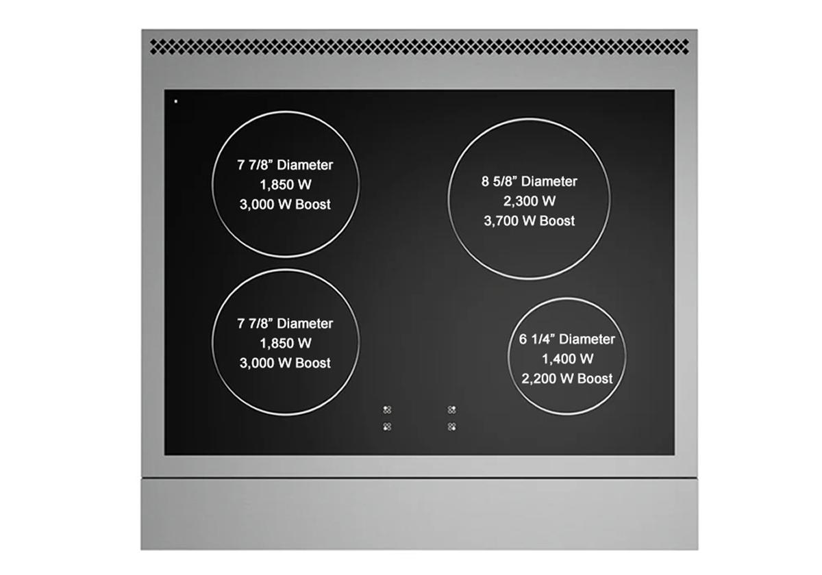 Bluestar BSIR30 30 Inch Induction Range